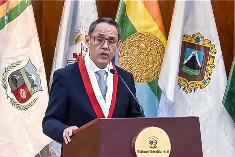 Helder Domínguez asume la presidencia del Tribunal Constitucional