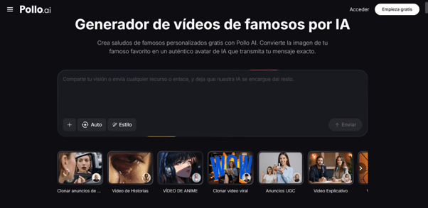 Generador de Vídeos de Famosos con IA: La Nueva Tecnología que Está Cambiando el Entretenimiento Digital