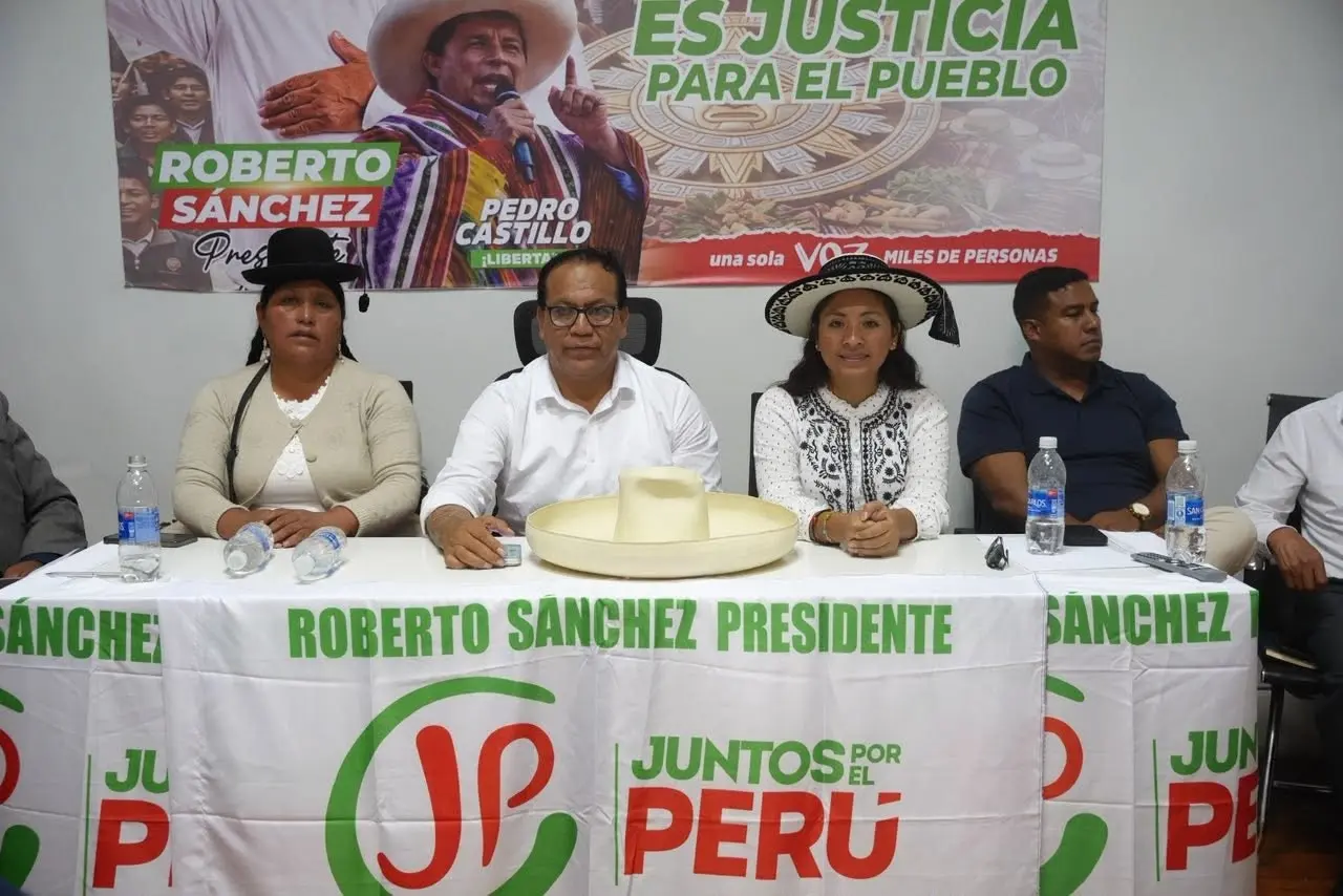 Roberto Sánchez defiende movilizaciones pacíficas tras la segunda vuelta