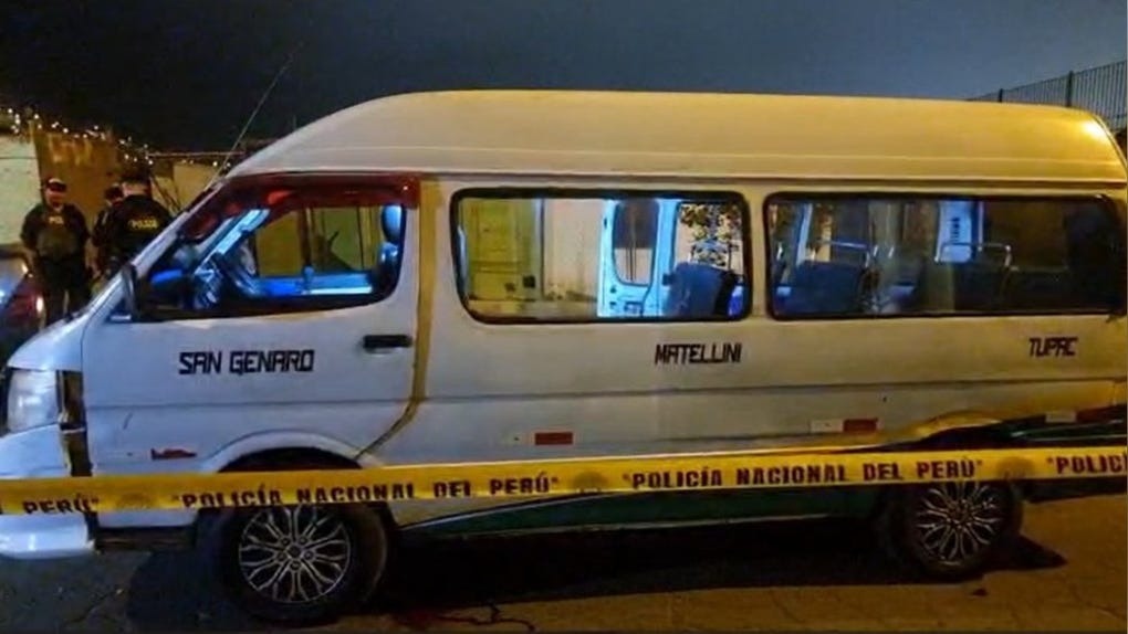 Chorrillos: Sicario se hizo pasar por pasajero y mató a chofer de combi