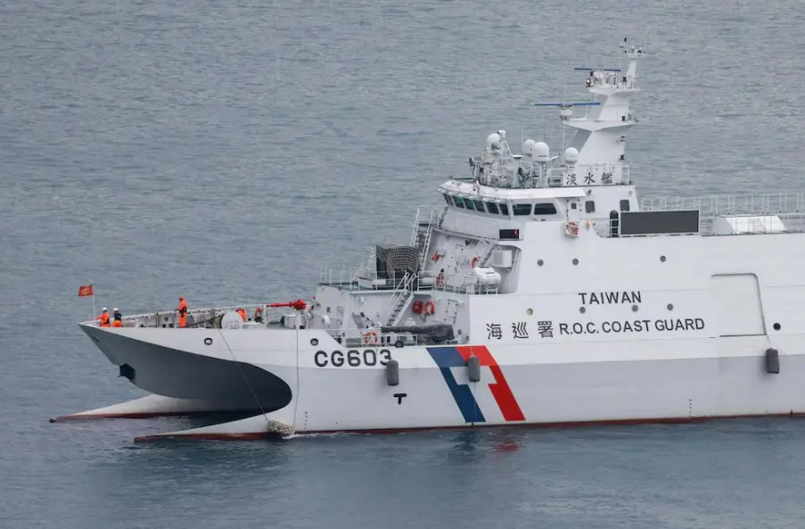 Taiwán desplegó varios buques en respuesta al control del tráfico marítimo de China cerca de la isla