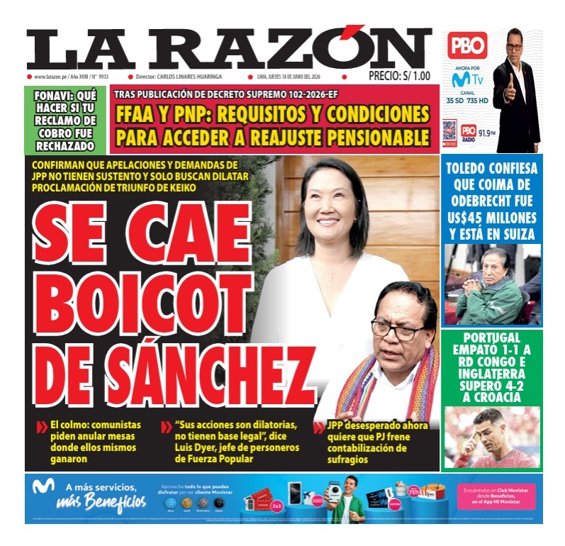 Ediciones Impresas 18/06/26