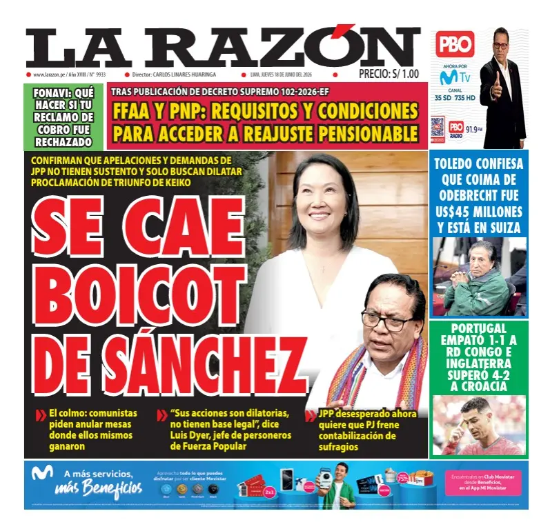 Ediciones Impresas 18/06/26