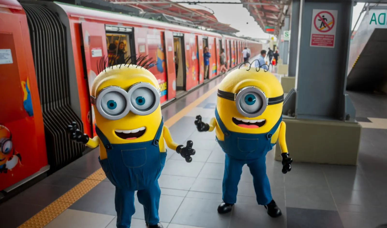 ¡Los Minions toman la Línea 1 del Metro de Lima con una experiencia monstruosamente divertida!