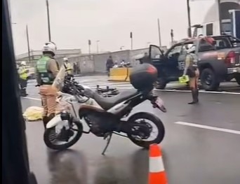 Fatal accidente en la Vía de Evitamiento genera fuerte congestión a la altura de Acho