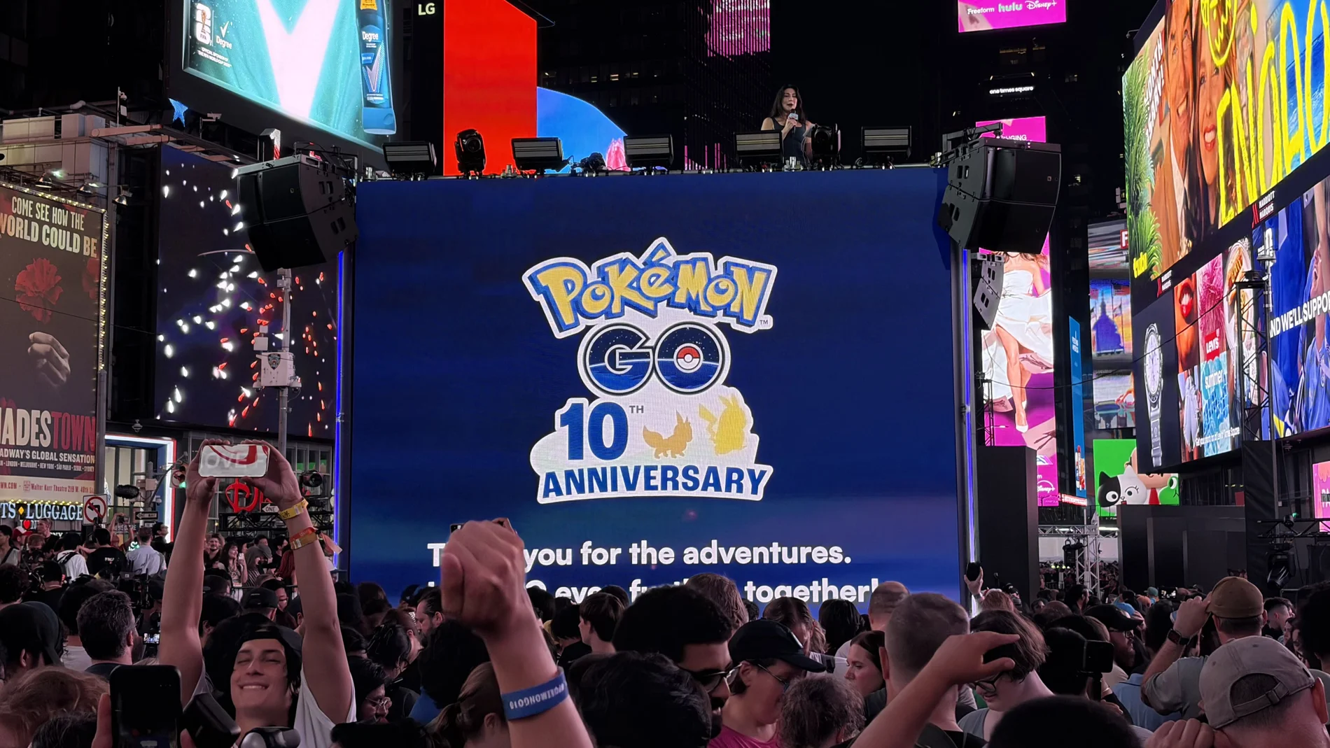 Pokémon GO celebró su décimo aniversario a lo grande en Nueva York