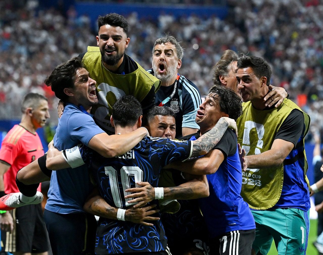 Argentina derrotó 2-1 a Inglaterra