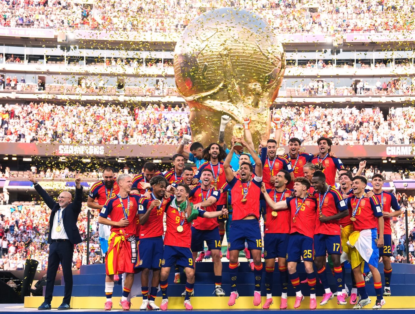 España se consagró campeón del Mundo