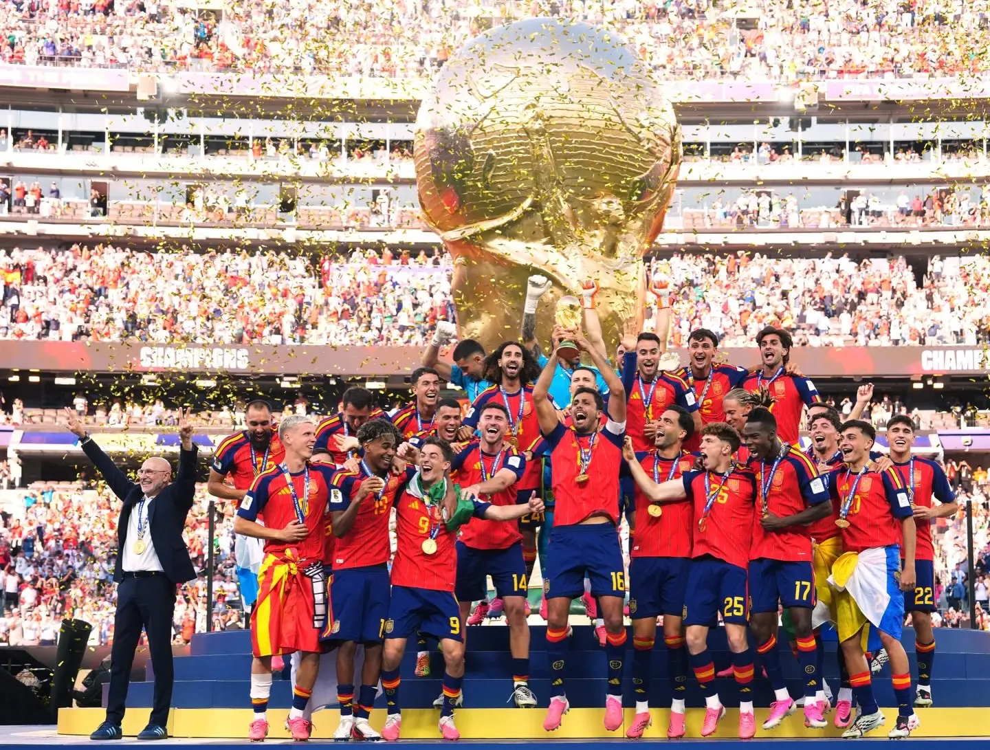 España se consagró campeón del Mundo