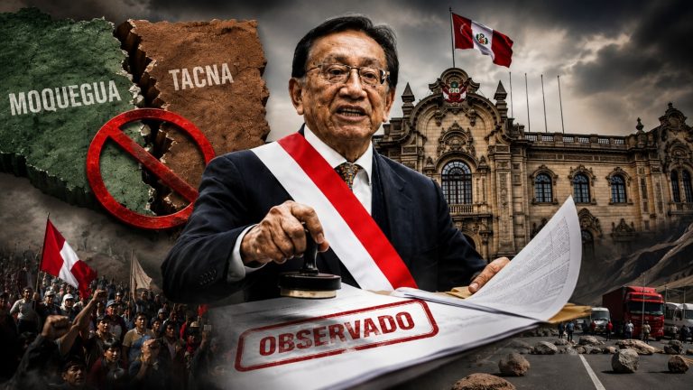 Gobierno observa ley de límites entre Tacna y Moquegua