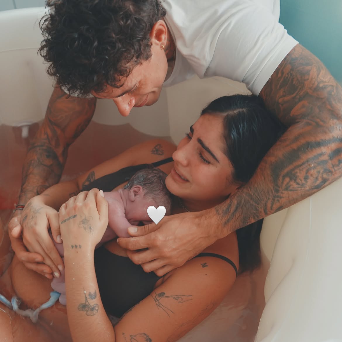 Hugo García e Isabella Ladera ya son padres