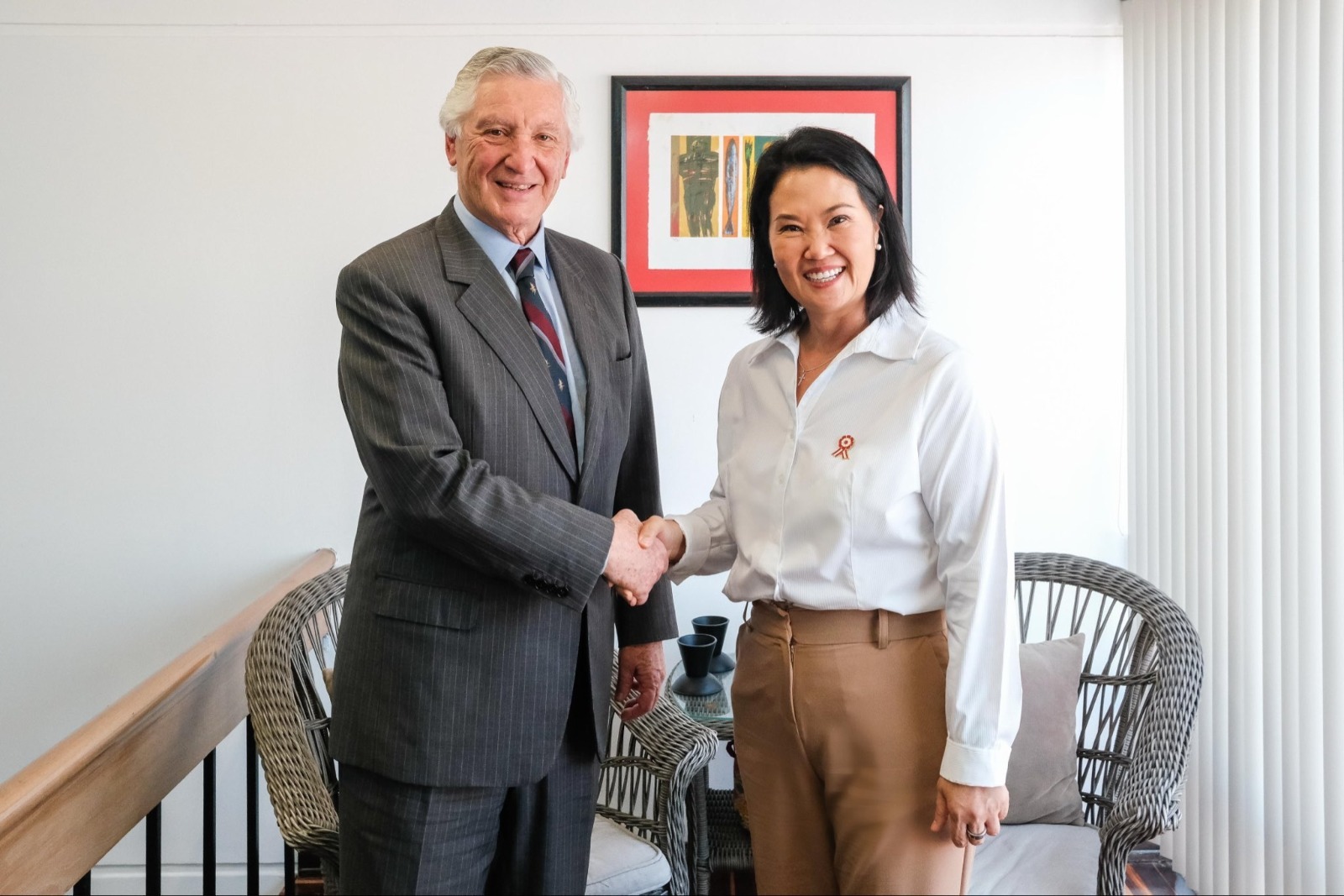 Keiko dialoga con el gobierno de Sheinbaum