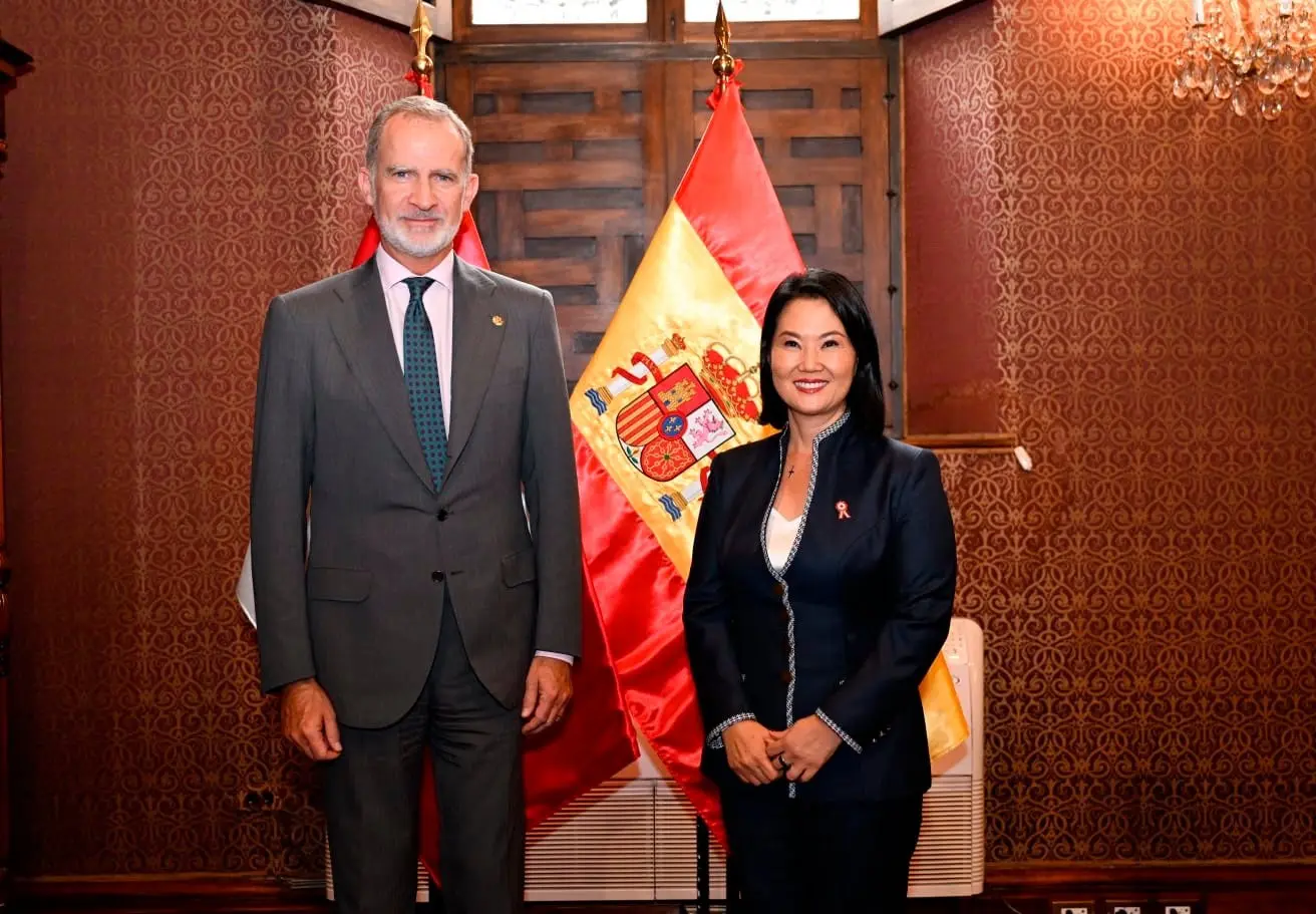 Keiko se reunió con Rey de España y presidentes Milei, Kast, Noboa y Paz