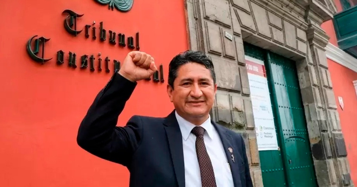 TC anula prisión preventiva contra Vladimir Cerrón