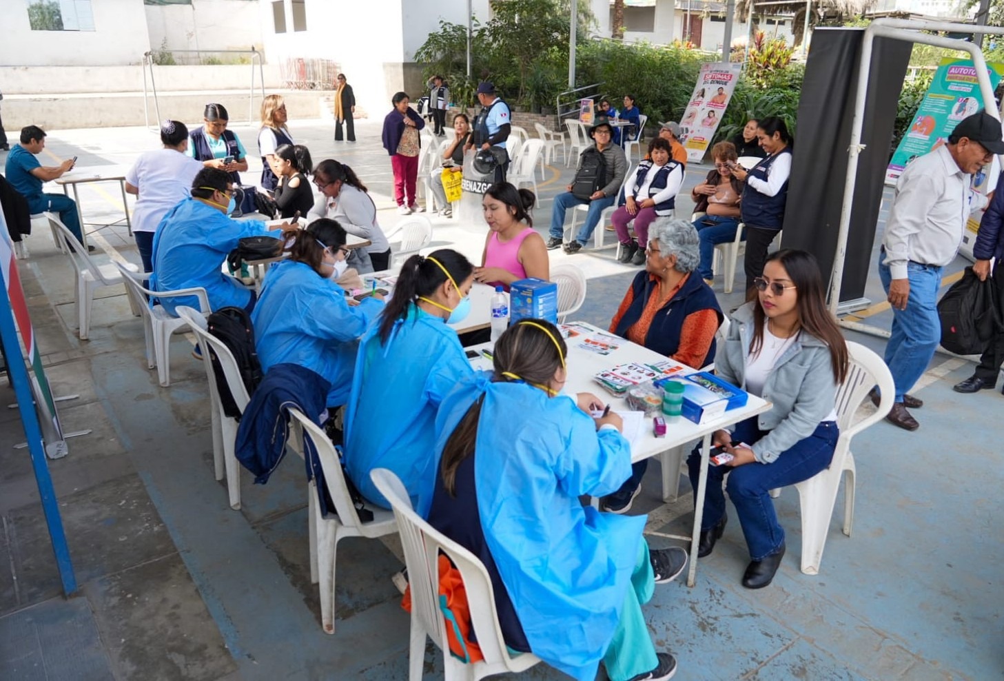 Más de mil vecinos de Huaycán fueron tamizados contra la tuberculosis