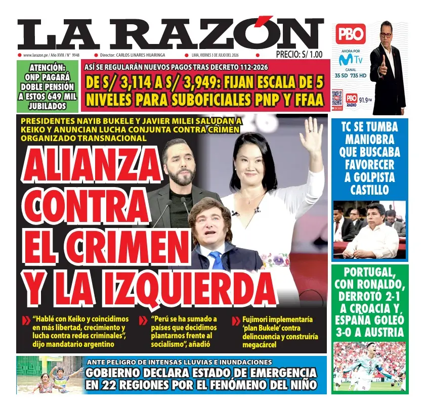 Ediciones Impresas 3/07/26