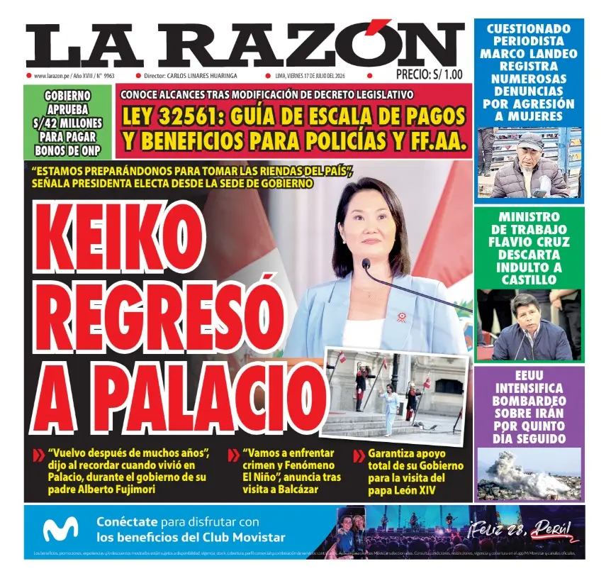 Ediciones Impresas 17/07/26