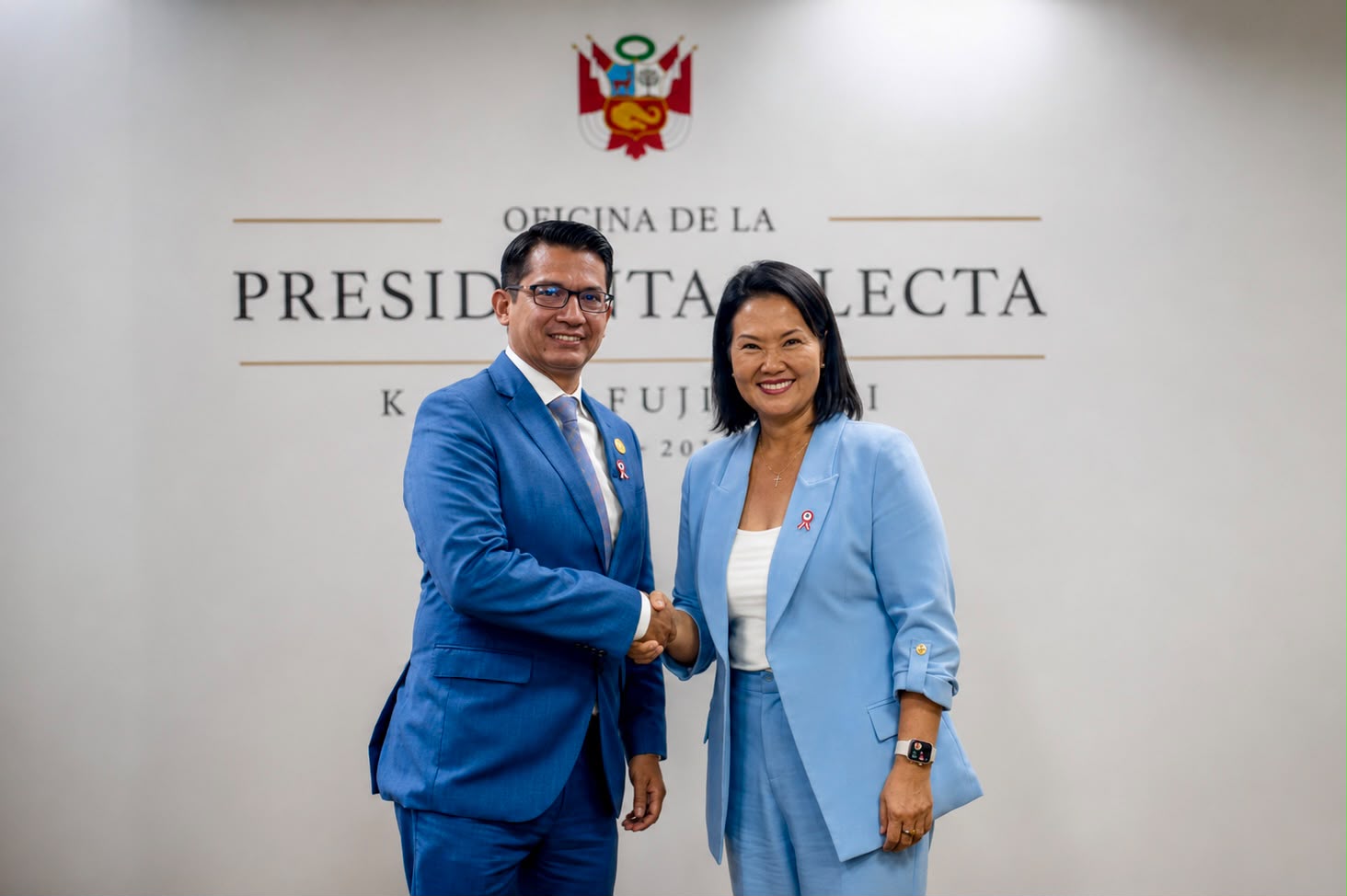 Alcalde Hernán Sifuentes sostuvo reunión clave con la presidenta electa Keiko Fujimori