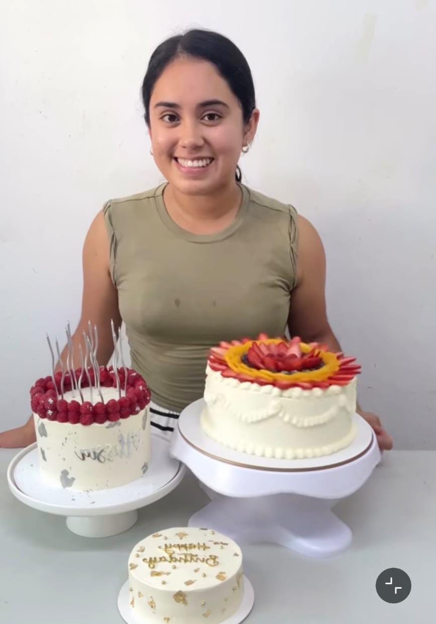 «Todo empezó desde mi casa, con el sueño de vivir de la pastelería»