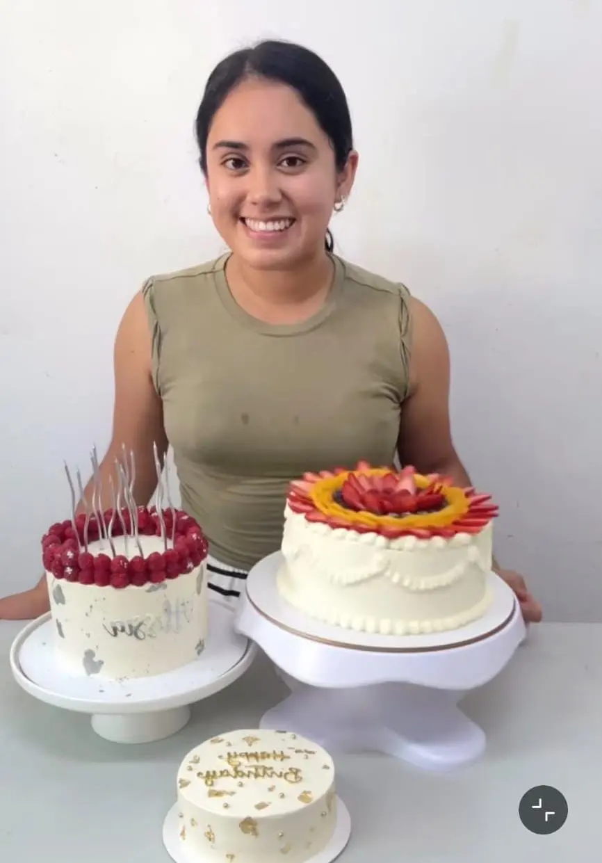 «Todo empezó desde mi casa, con el sueño de vivir de la pastelería»