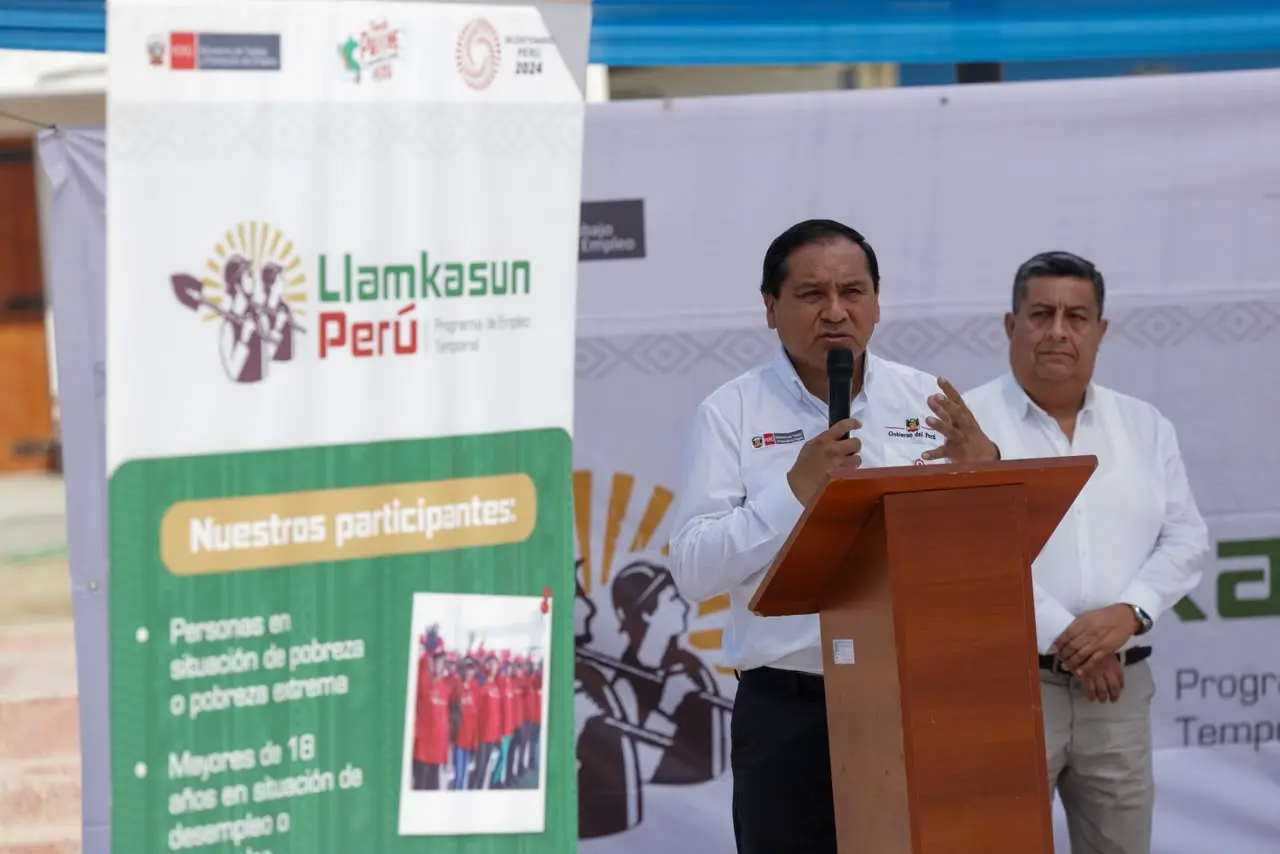 Ica recibe más de 1.9 millones para generar empleo temporal con Llamkasun Perú del MTPE