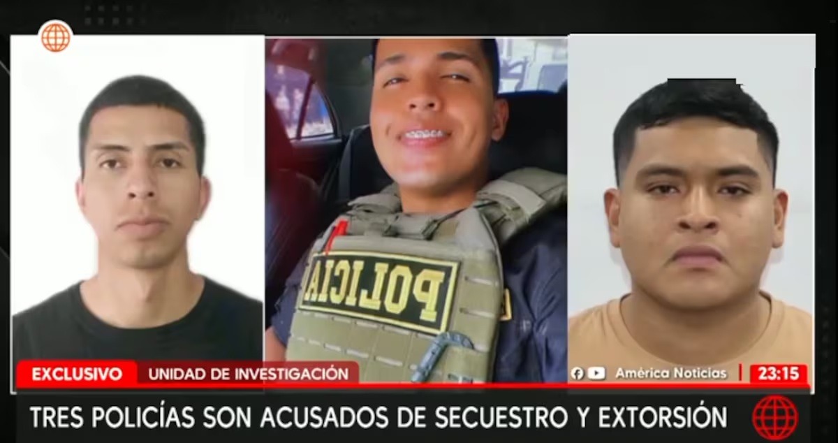 Acusan a tres policías de secuestro y extorsión en el Rímac