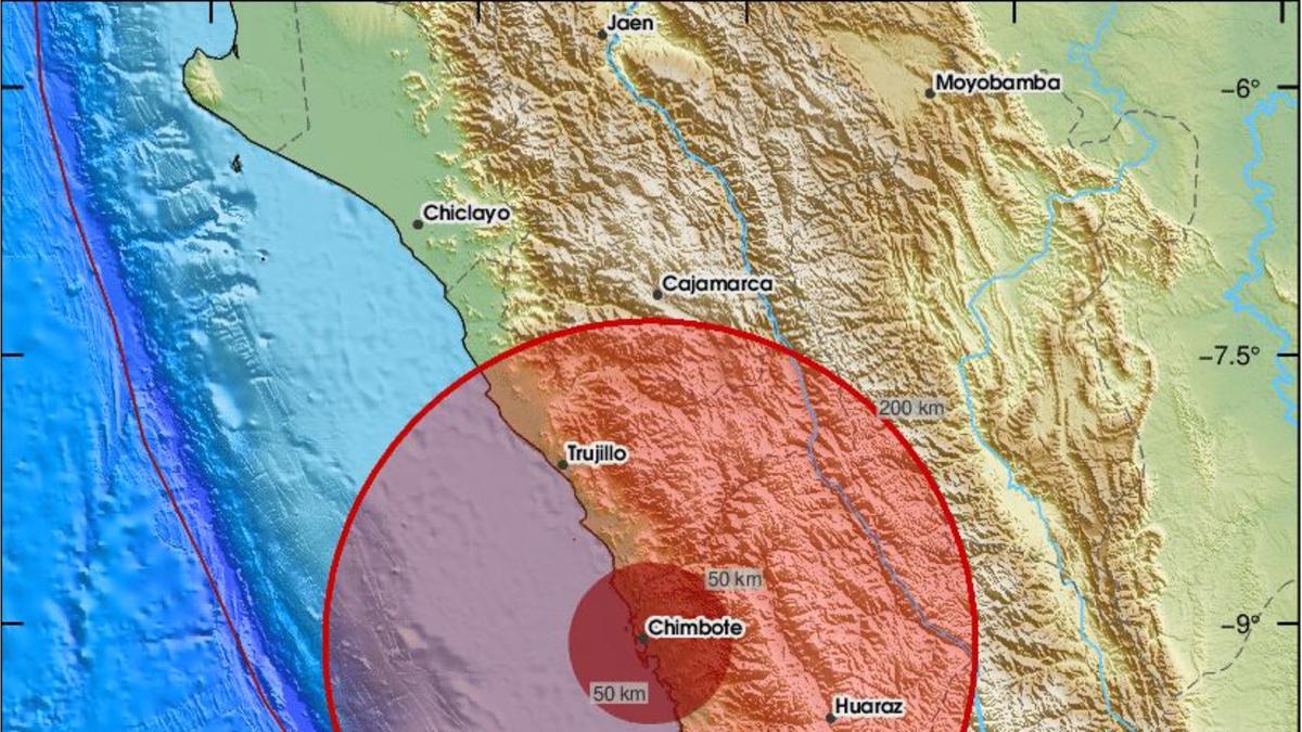Sismo de magnitud 5.0 sacude Chimbote y genera alarma en la región Áncash