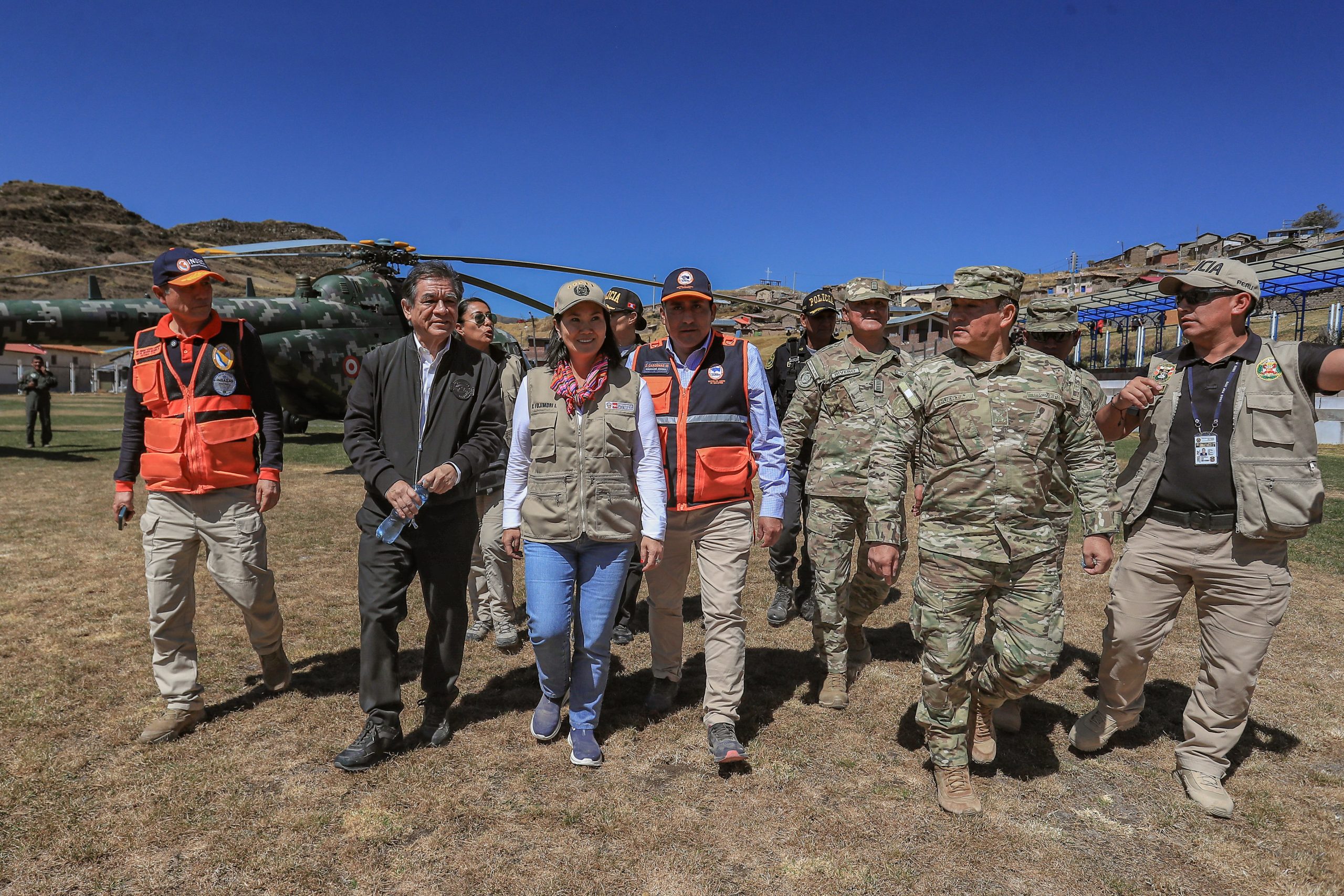 Keiko declara estado de emergencia en 7 distritos de Junín y Huancavelica