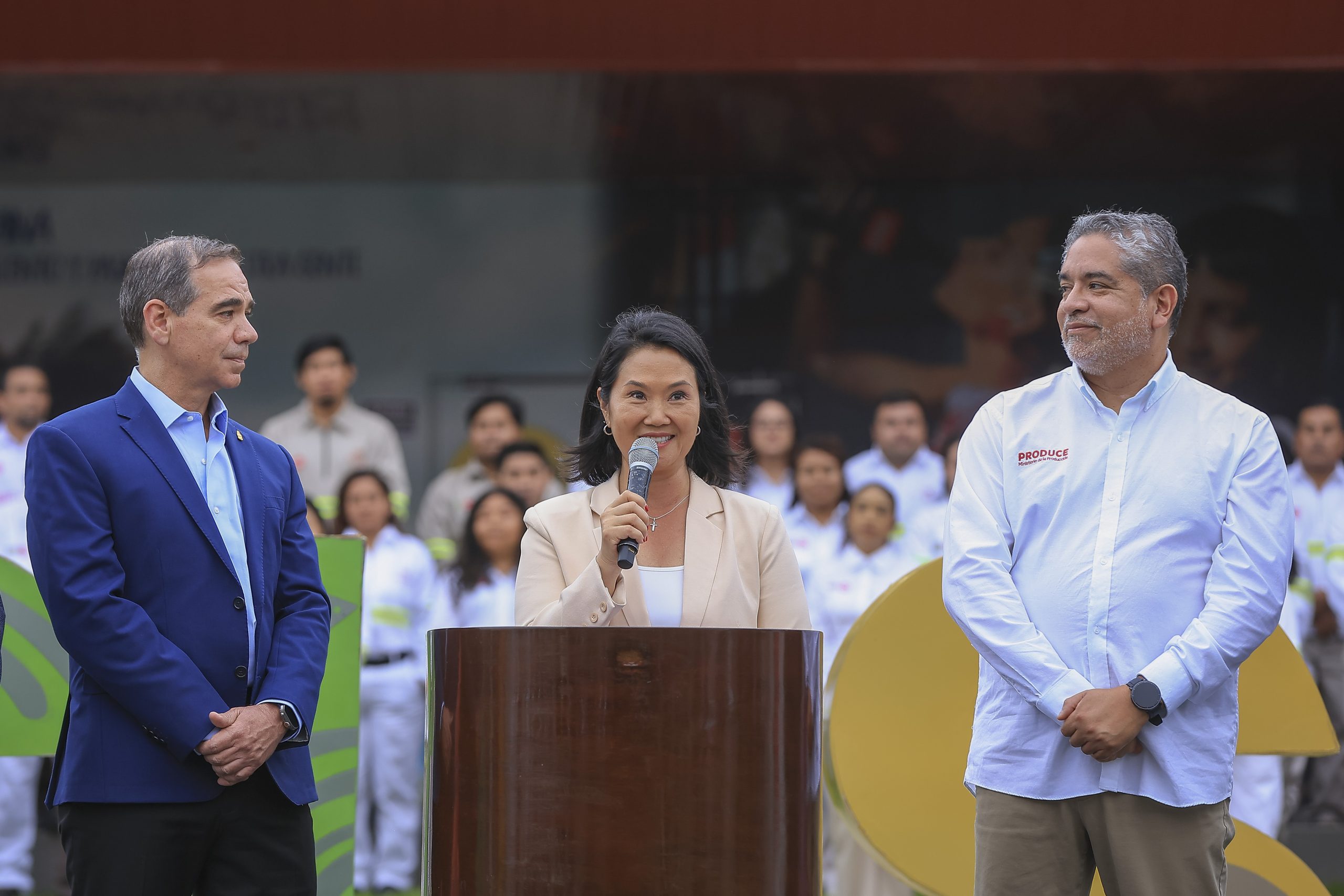 Keiko anuncia una inversión privada de US$ 1.000 millones