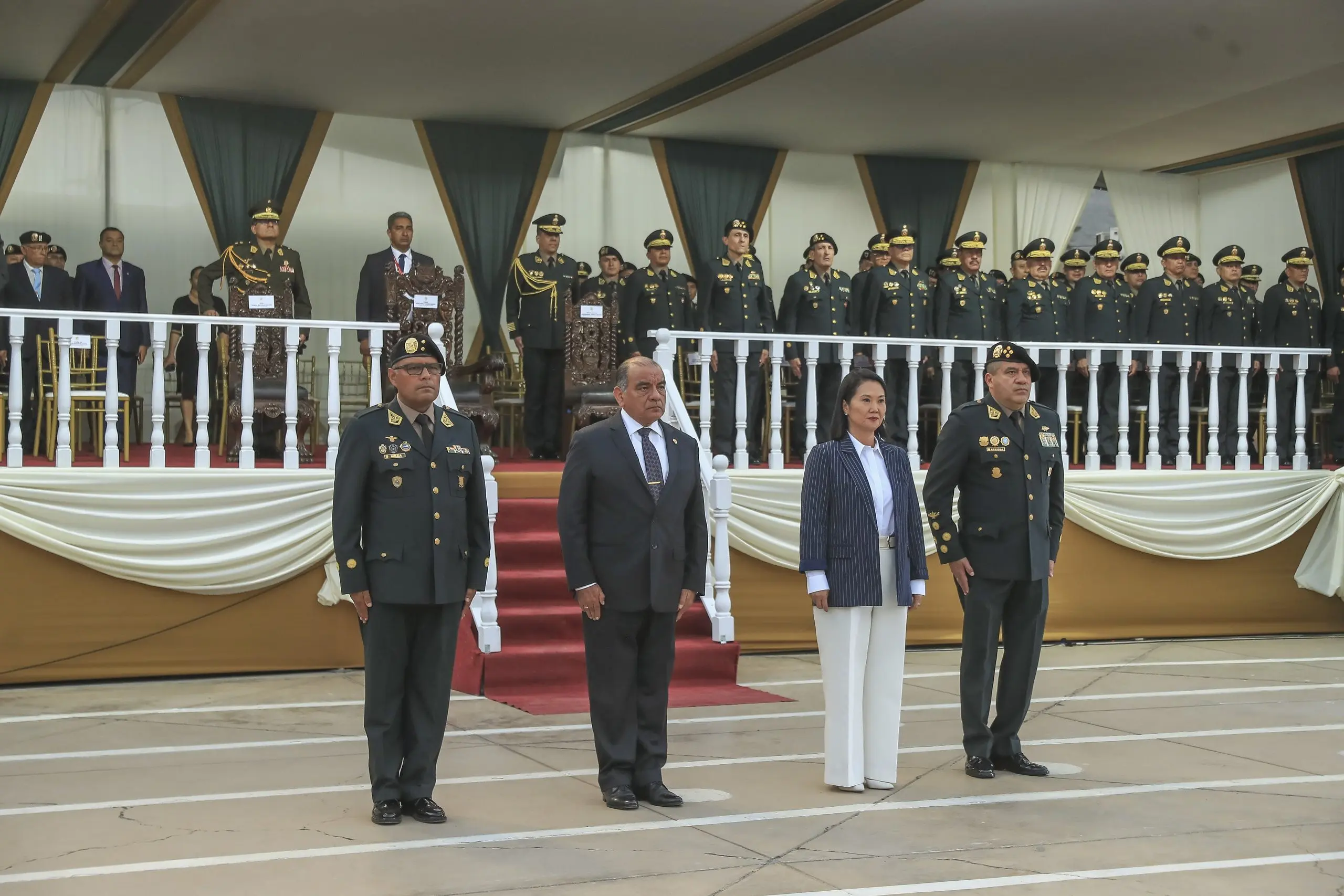 Keiko renovó compromiso con fortalecimiento de PNP