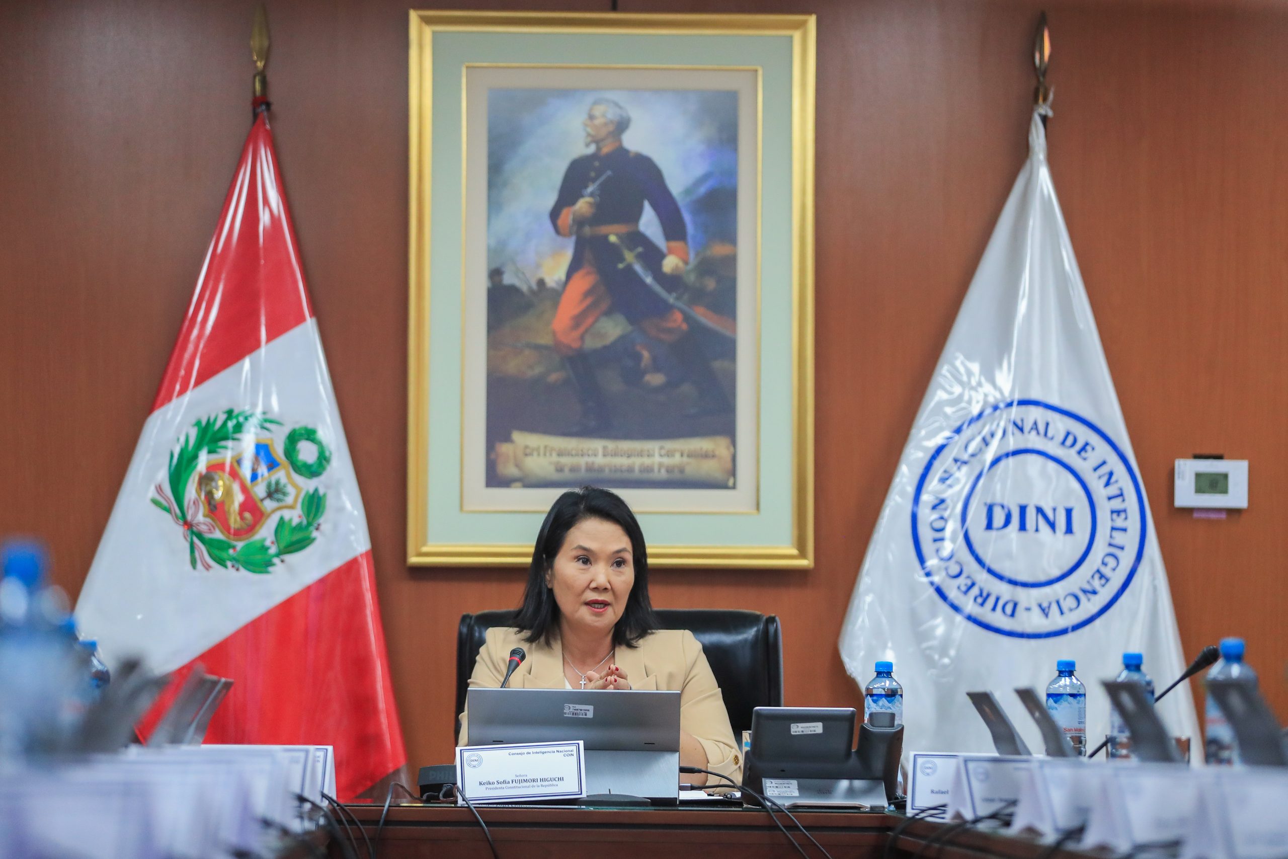 Keiko Fujimori lideró primer Consejo de Inteligencia Nacional