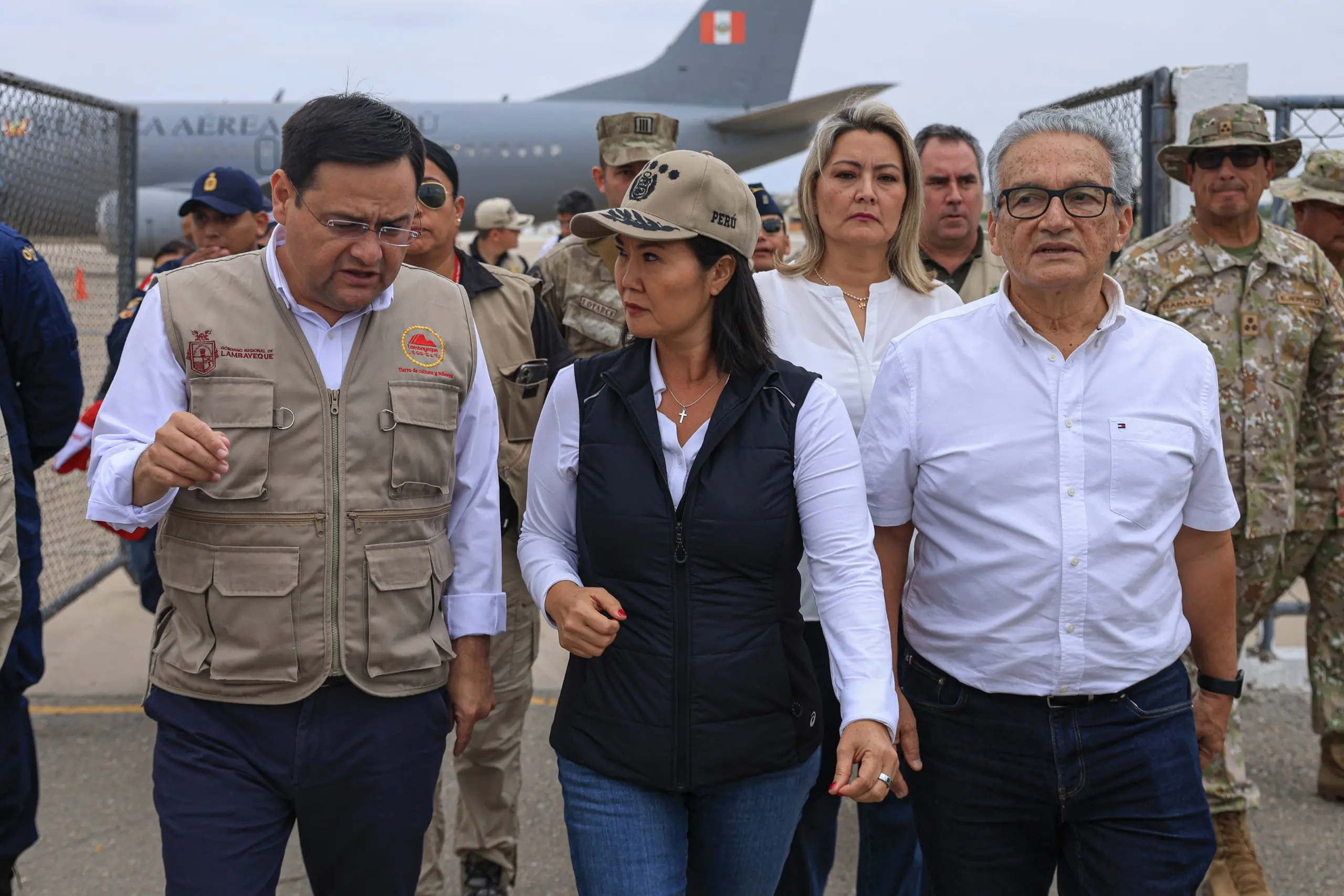 Keiko crea comisión para enfrentar El Niño y anuncia viaje al sur