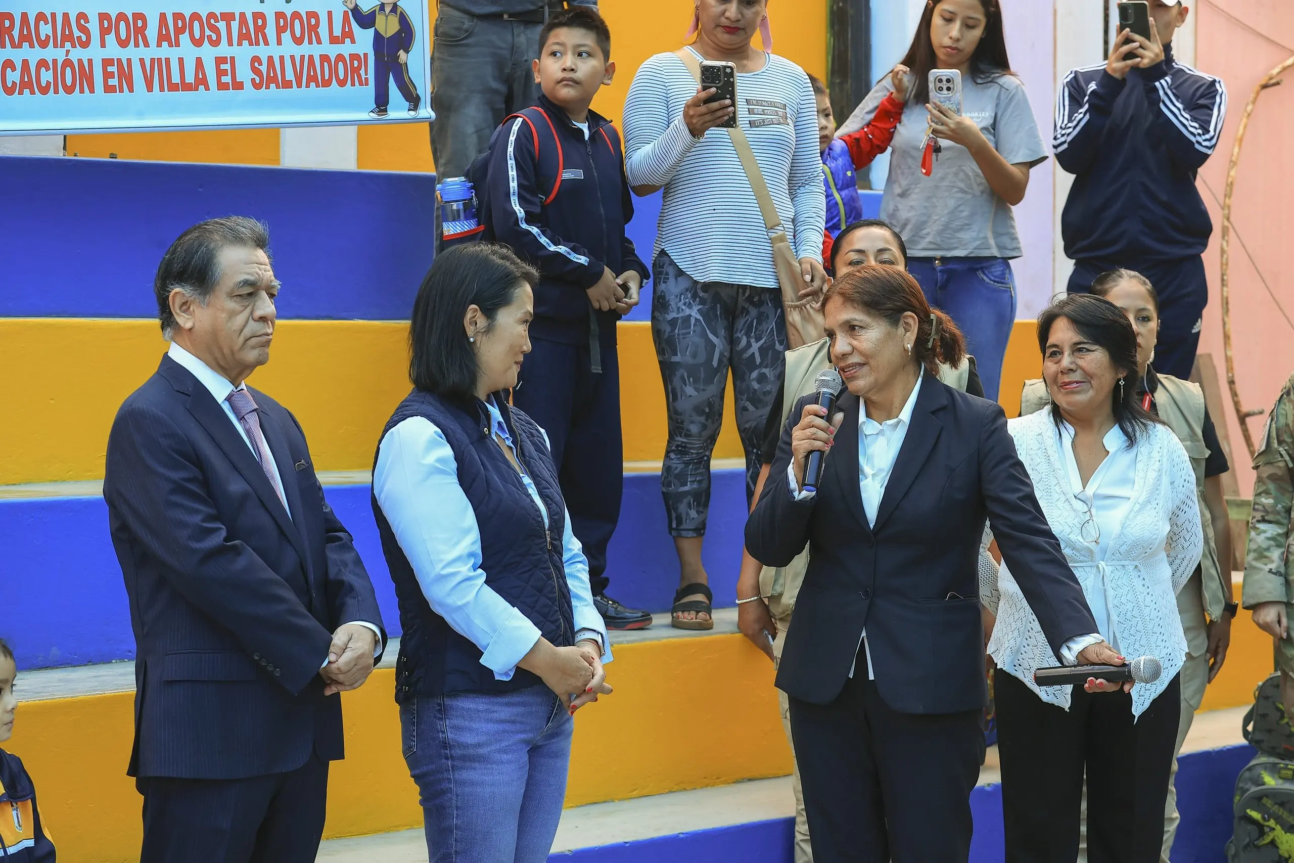 Keiko Fujimori: “Gobierno trabaja con el objetivo de mejorar la calidad educativa”