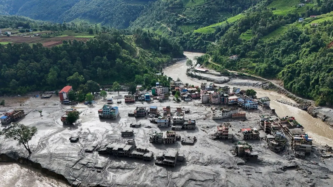 Inundación en Nepal deja 362 muertos y más de 1.400 desaparecidos