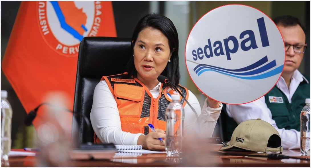 Keiko Fujimori anuncia reestructuración de Sedapal