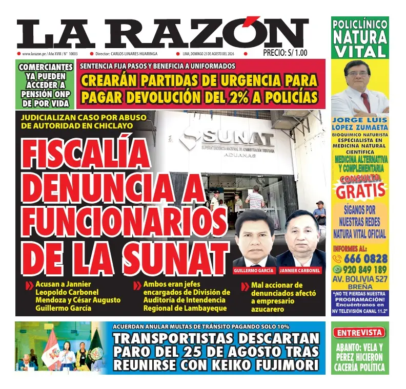 Ediciones Impresas 23/08/26