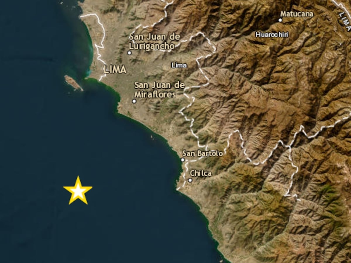 Sismo de 4.8 remeció Lima esta madrugada