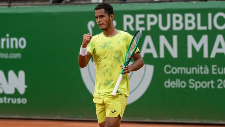 El tenista peruano Juan Pablo Varillas