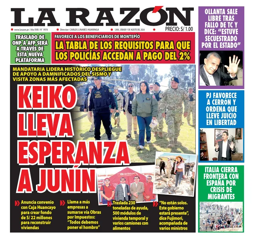Ediciones Impresas 01/08/26