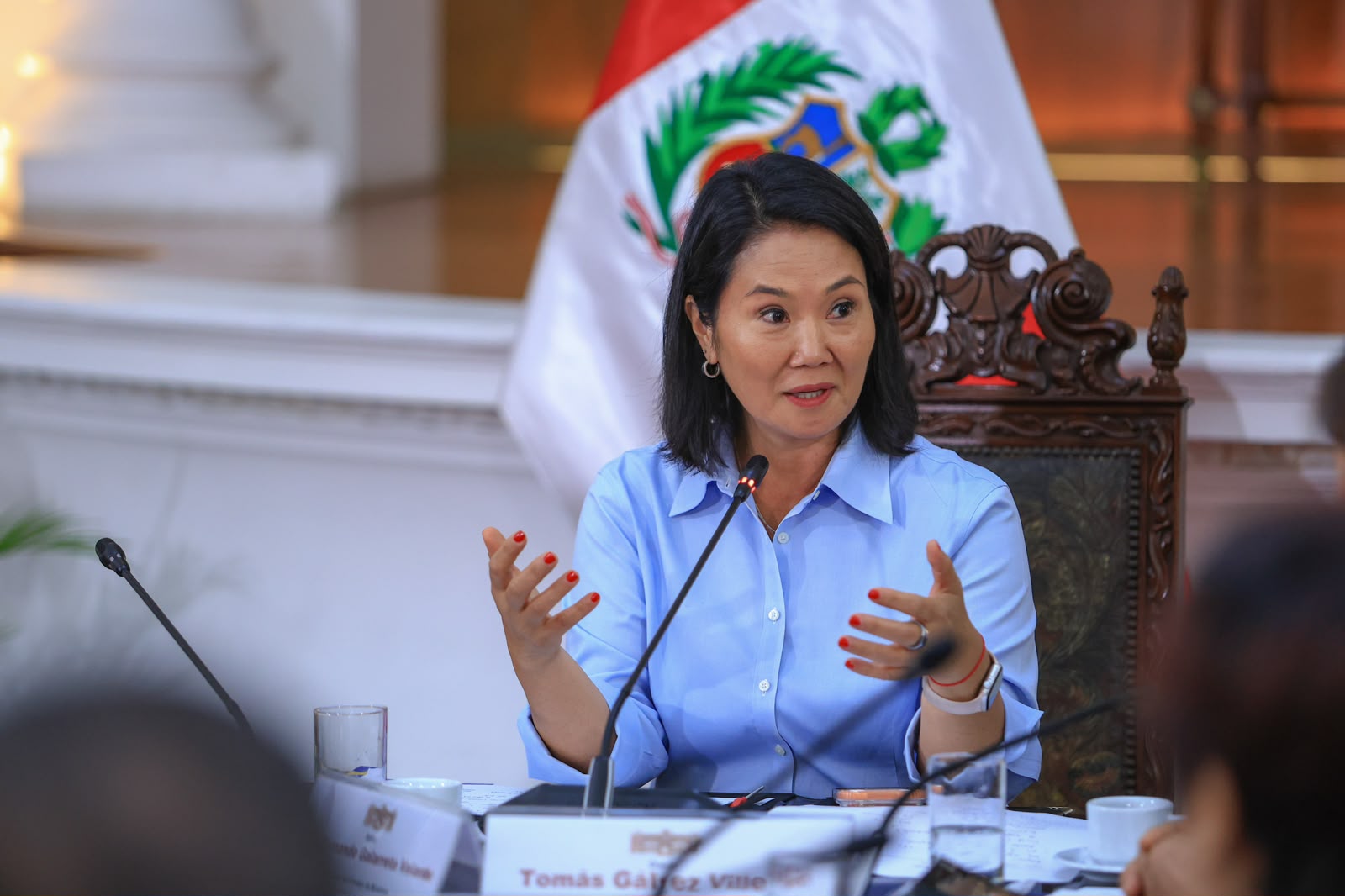 Keiko Fujimori: “Iremos con mucha fuerza para que los delincuentes terminen en prisión”