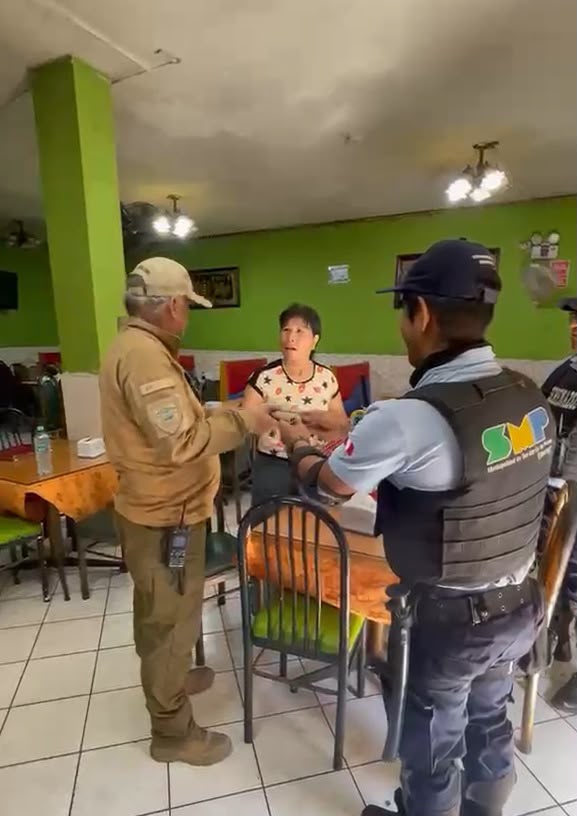 Serenos de SMP recuperan dinero y pertenencias de ciudadana extranjera