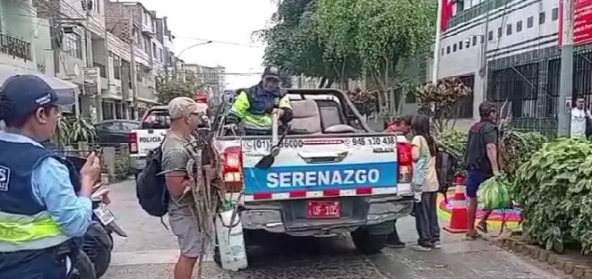 Serenos de SMP detienen a 4 sujetos por destruir Patrimonio Cultural