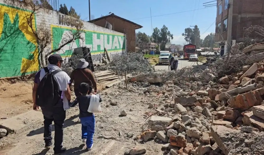 Junín: nuevo sismo causa derrumbes, deslizamientos en laderas y deja 7 heridos