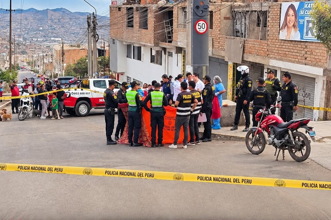 Asesinan a joven en plena vía pública de Mi Perú