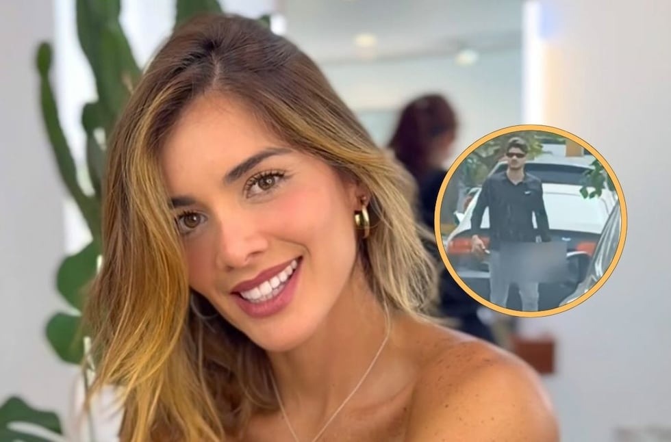 Korina Rivadeneira fue vista con joven que conducía auto de Mario Hart
