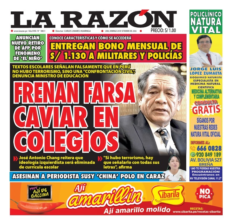 Ediciones Impresas 20/09/26