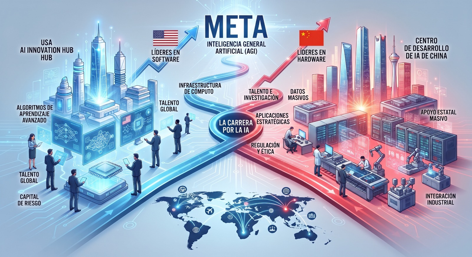 ¡Alarma total!: El peligro invisible de la IA desata la guerra total entre EE. UU. y China, mientras el Perú enfrenta el abismo del desempleo tecnológico