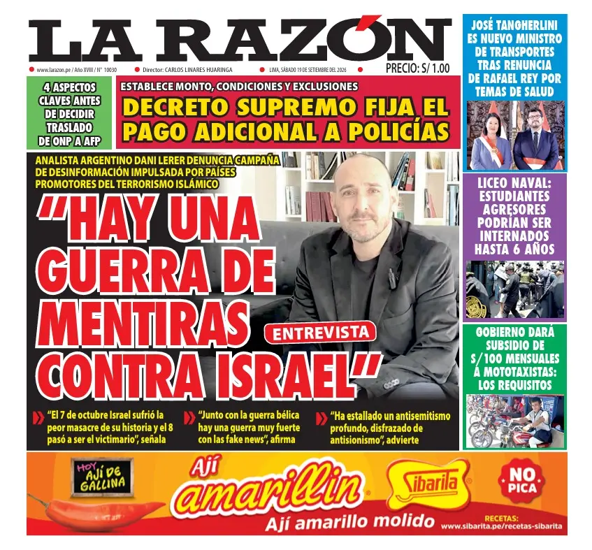 Ediciones Impresas 19-09-26