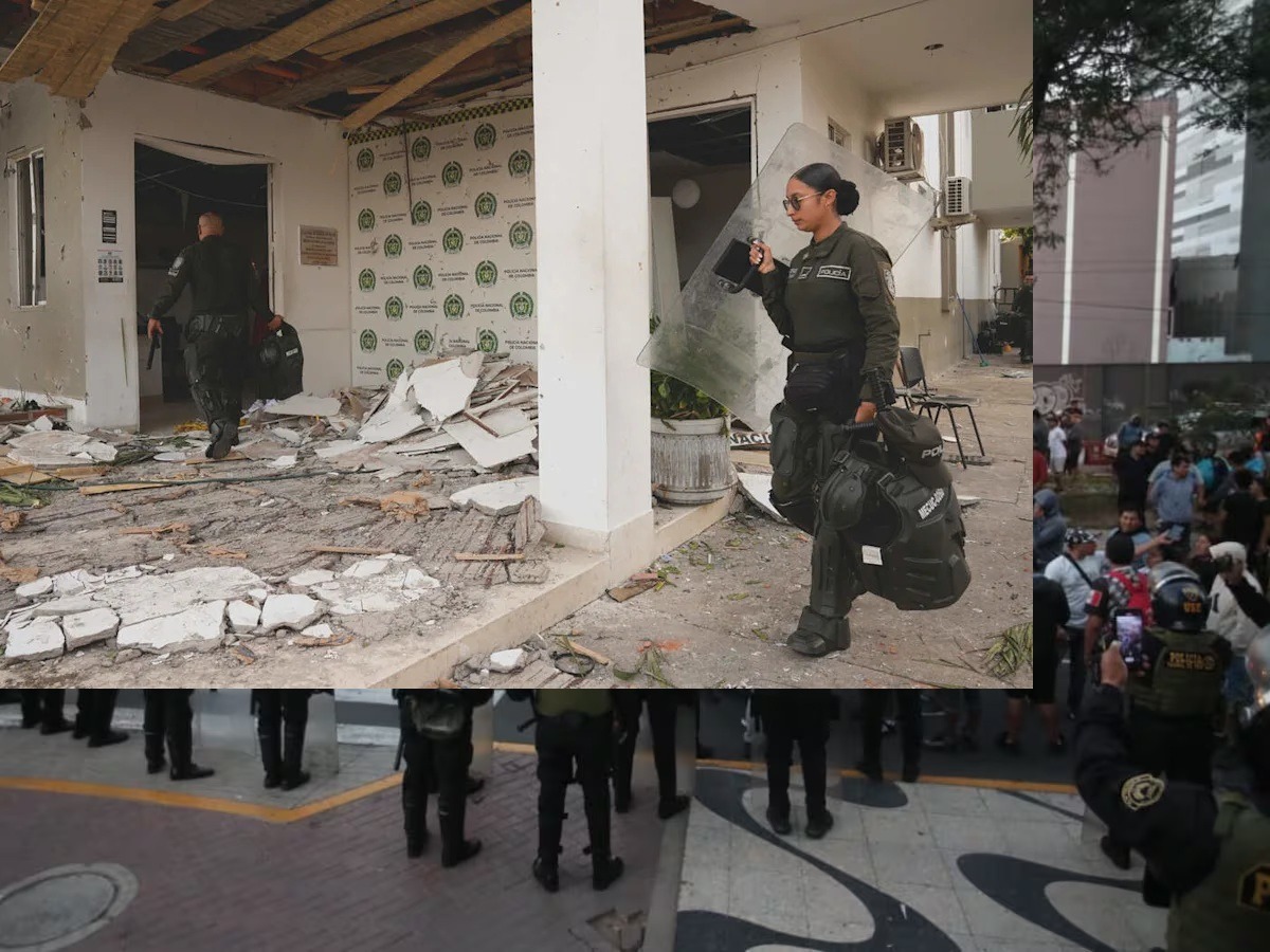 Coche bomba explota frente a estación policial en Colombia y deja daños materiales