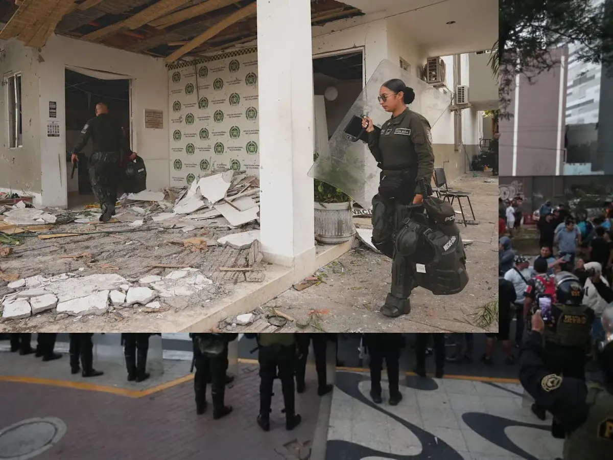 Coche bomba explota frente a estación policial en Colombia y deja daños materiales